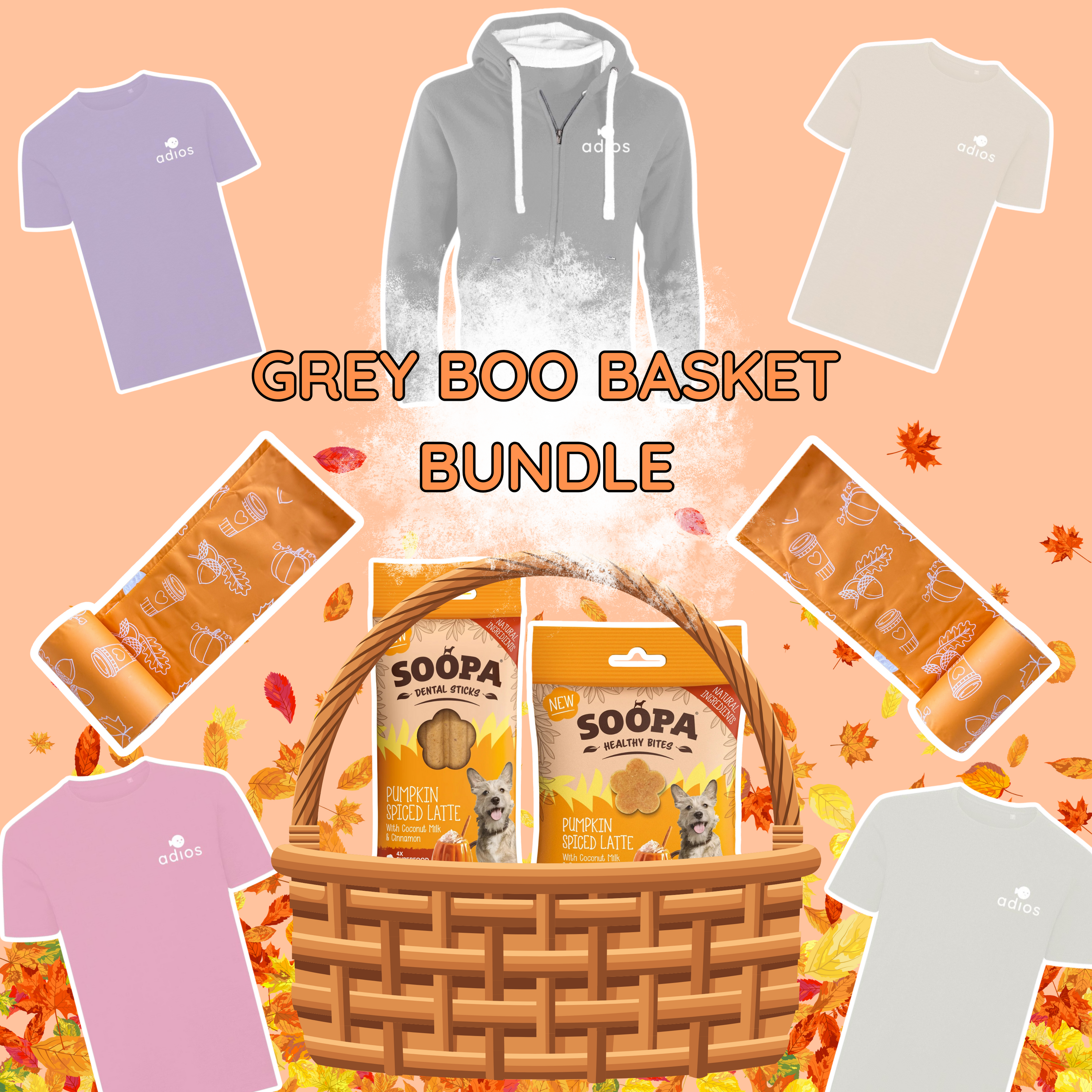 Grey Boo Basket Bundle