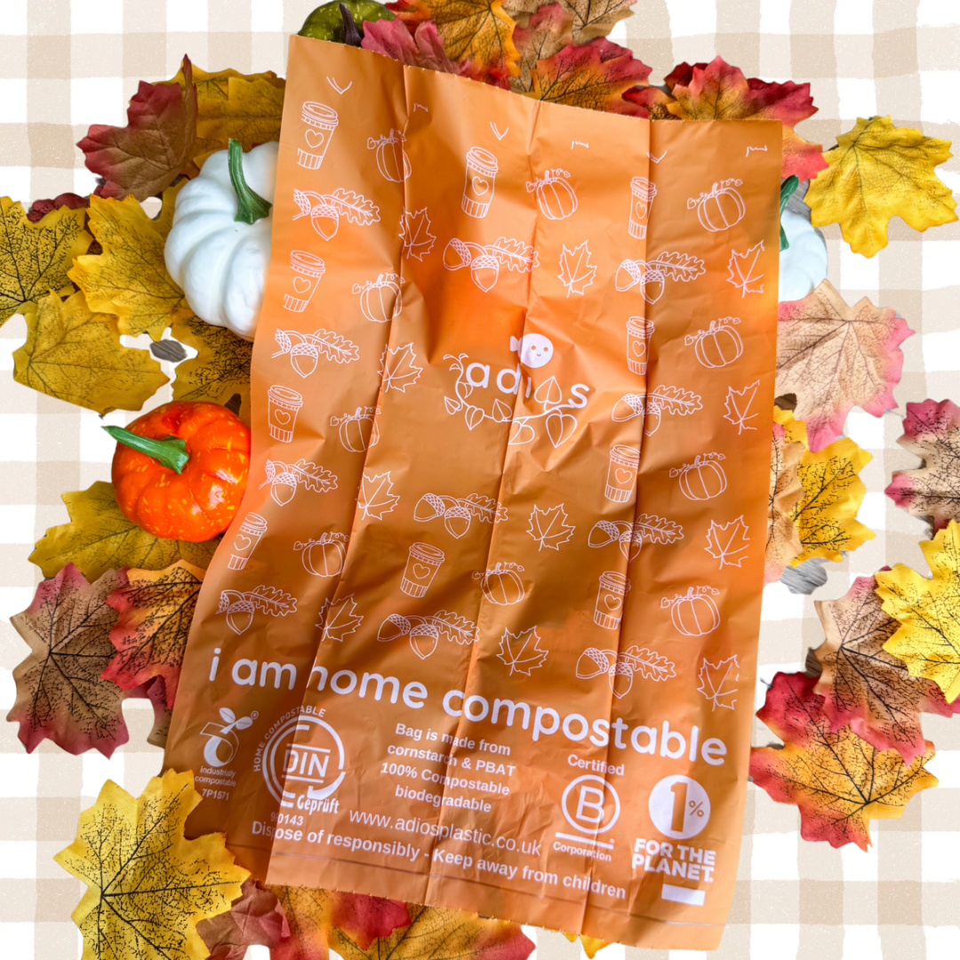 Autumn Compostable Dog Poo Bags (Limited Edition 2025) 🍂