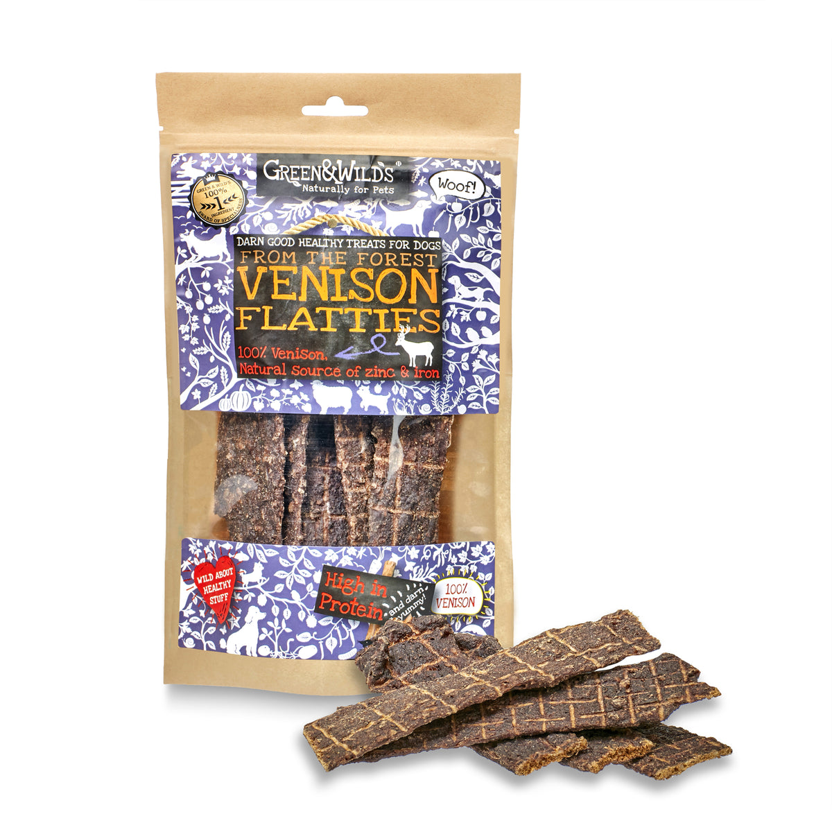 Venison Flatties 100g