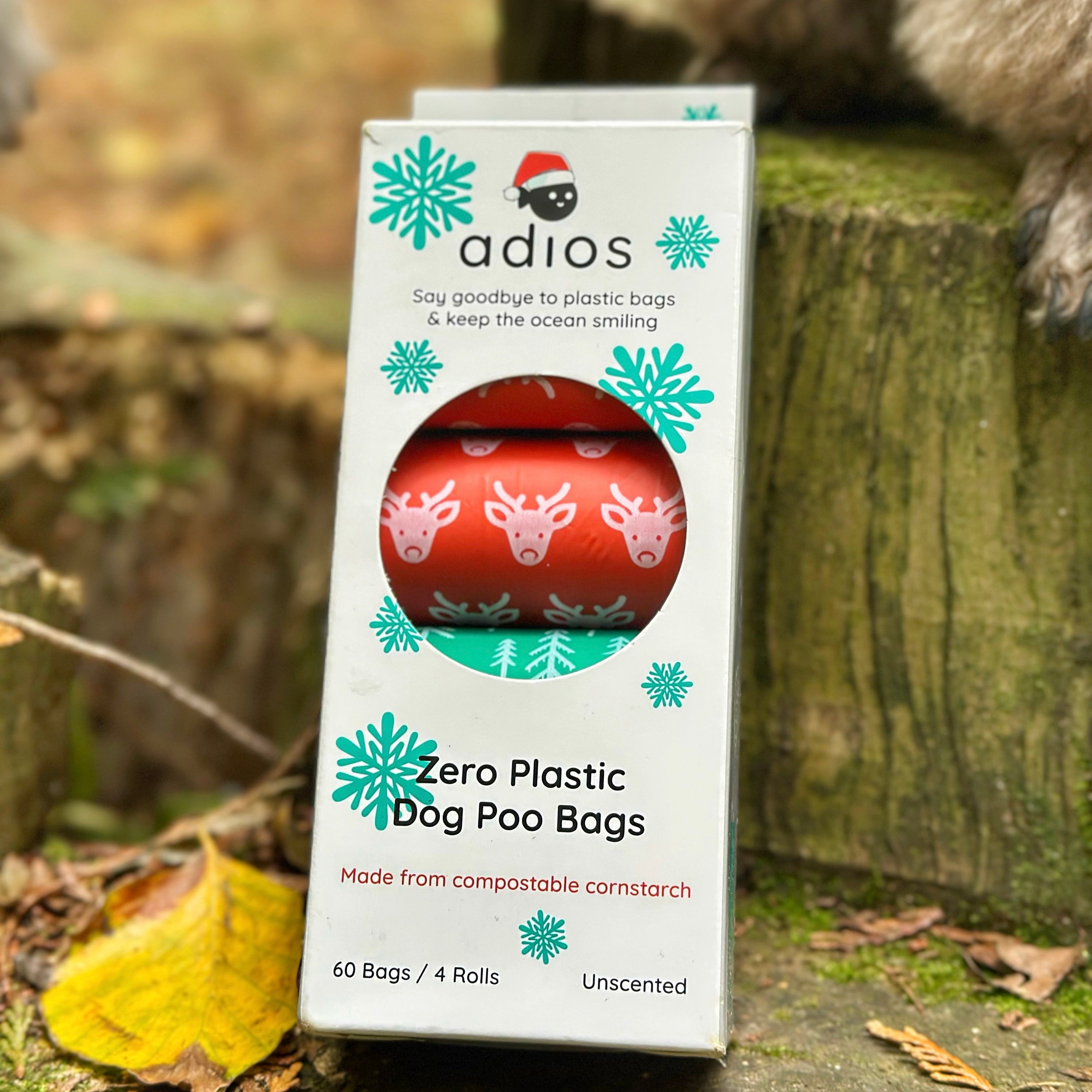 Christmas Compostable Dog Poo Bags