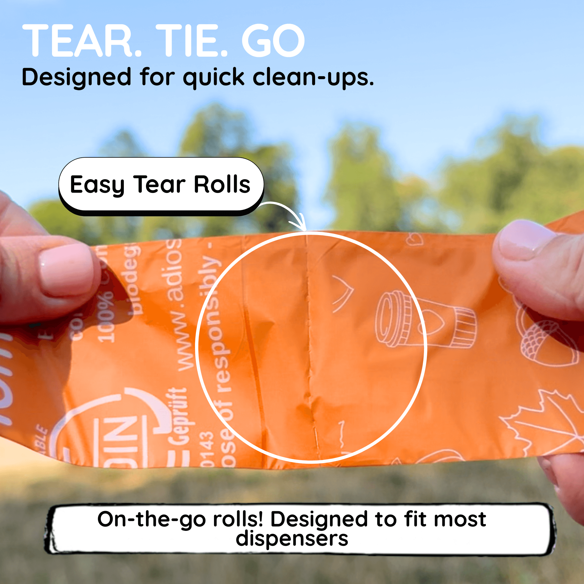 Autumn Compostable Dog Poo Bags 🍂