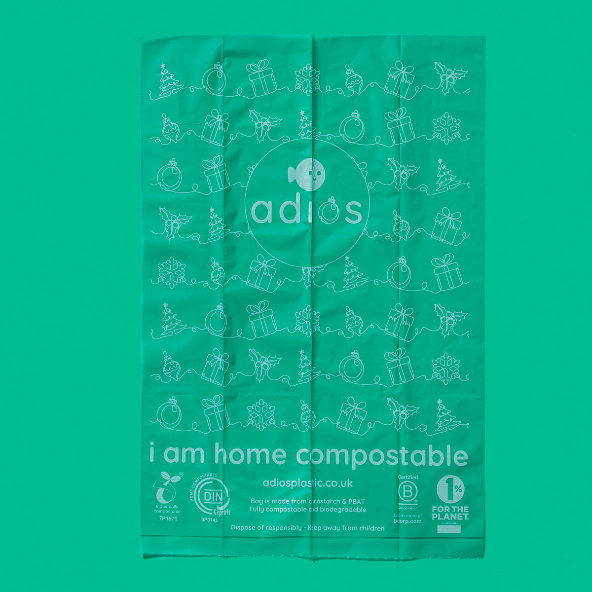 Christmas Compostable Dog Poo Bags