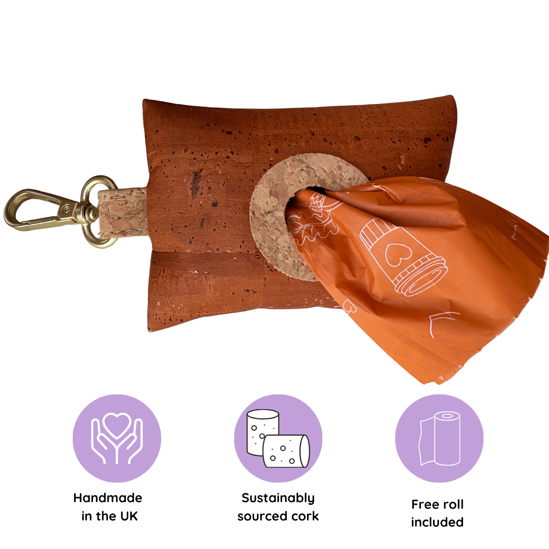 Handmade Cork Poo Bag Dispenser – Eco, Durable & Stylish