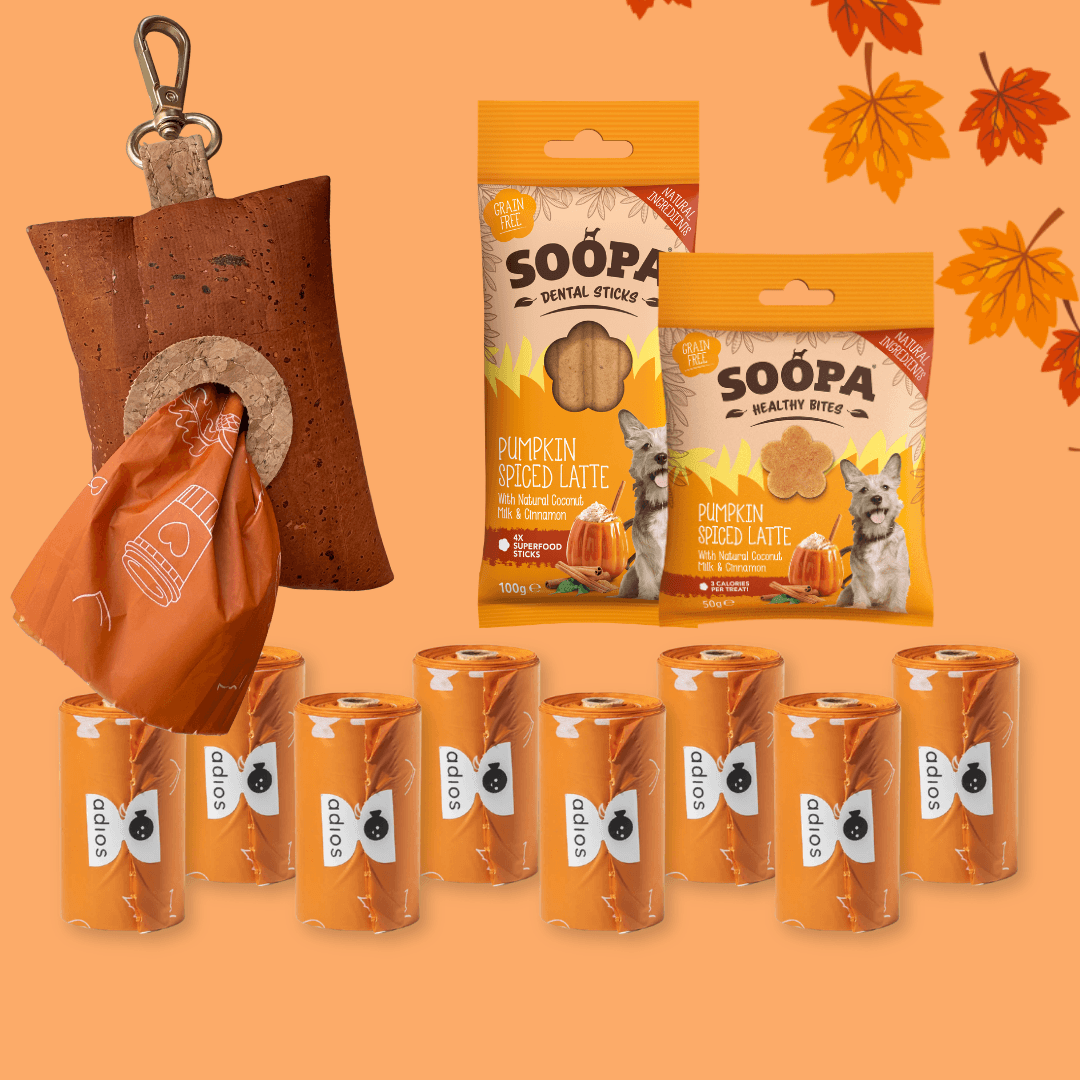 The Autumn Bundle — Limited Edition 🍂 | Poo Bags, Treats & Cork Dispenser