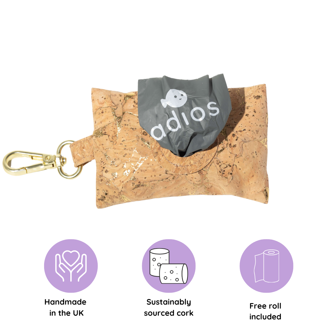 🌿 Handmade Cork Poo Bag Dispenser – Eco, Durable & Stylish