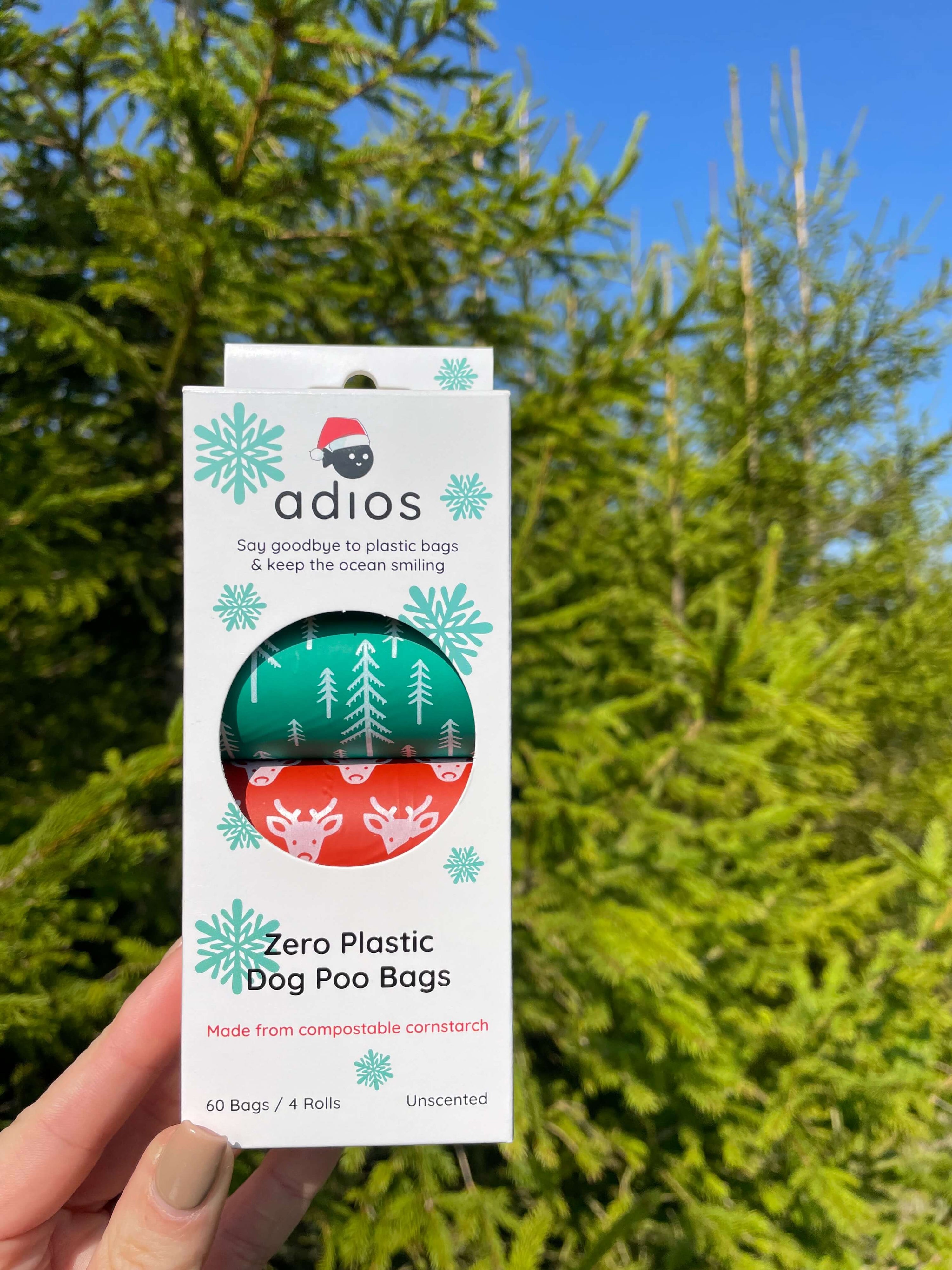 Christmas Compostable Dog Poo Bags