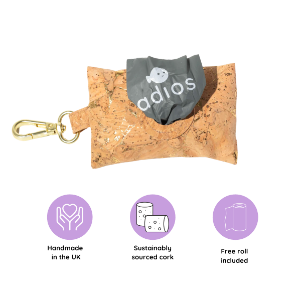 Handmade Cork Poo Bag Dispenser – Eco, Durable & Stylish