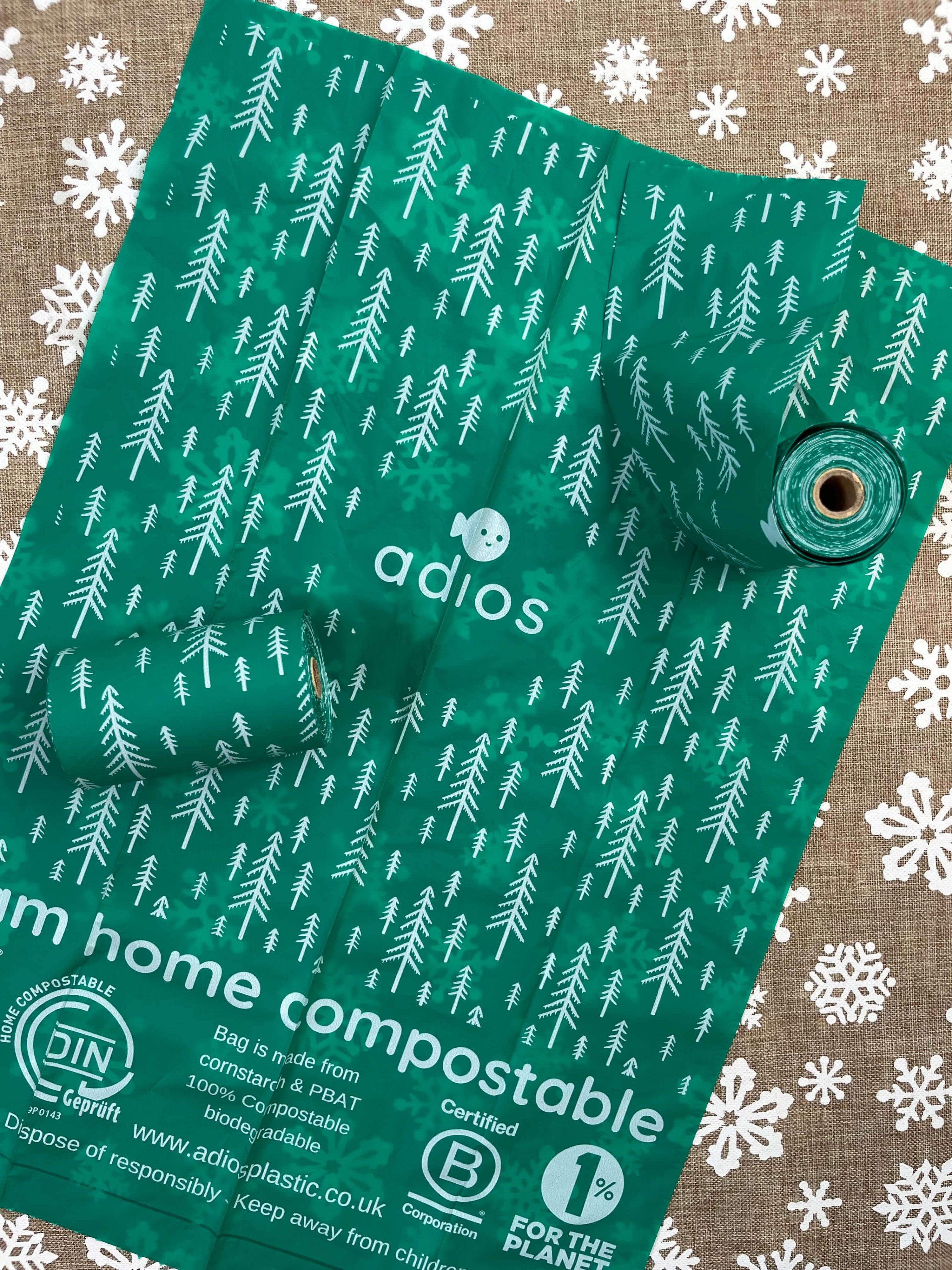 Christmas Compostable Dog Poo Bags