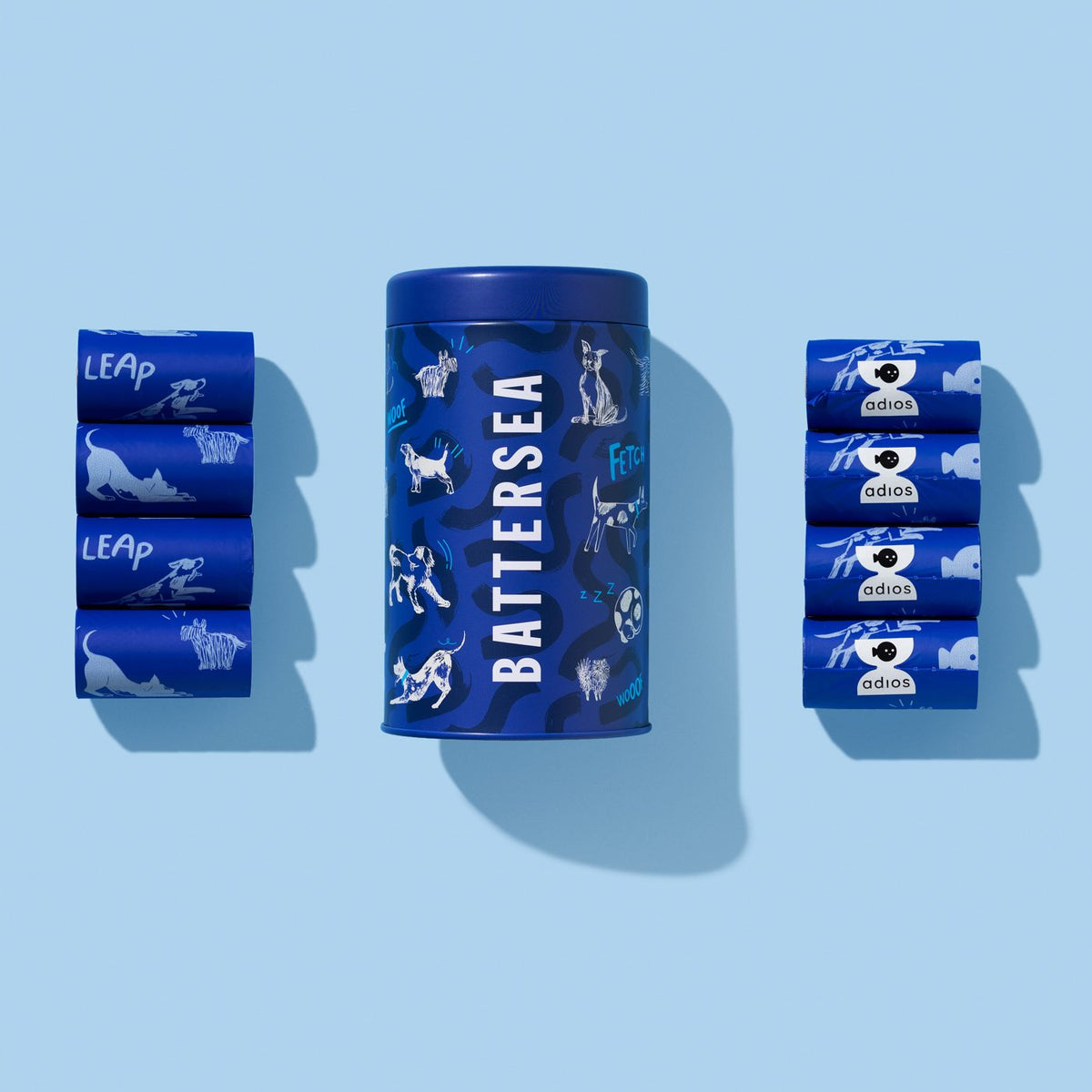 Battersea storage tin with rolls