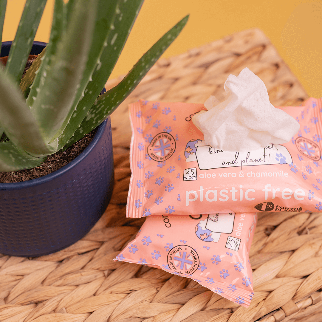 Compostable Pet Wipes by Adios
